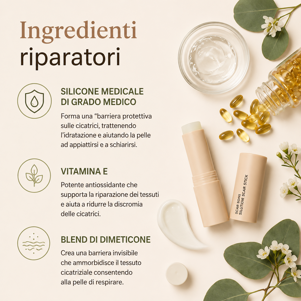 Stick Riparatore Cicatrici da Acne